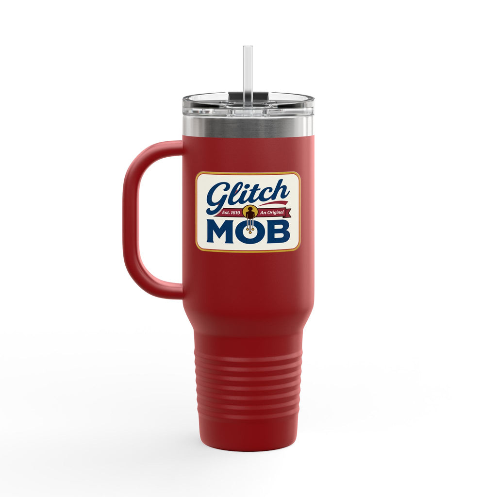 "Glitch Mob" Retro Logo Tumbler 40 oz Insulated