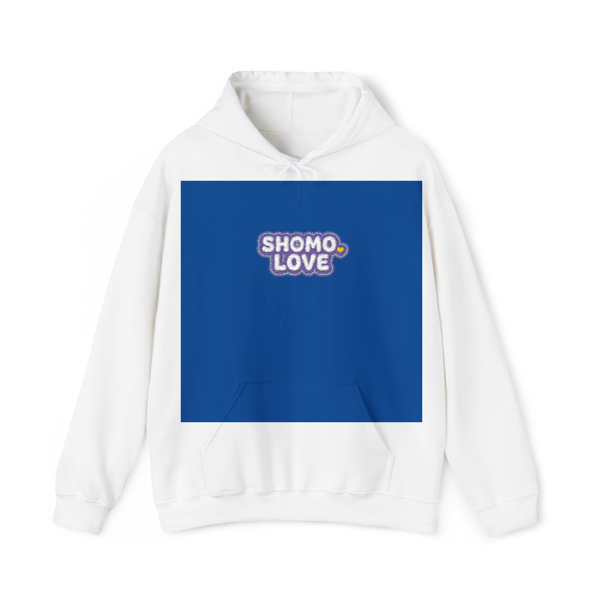 Shomo Love Graphic Hoodie — Cute Floral Bubble Text Pullover