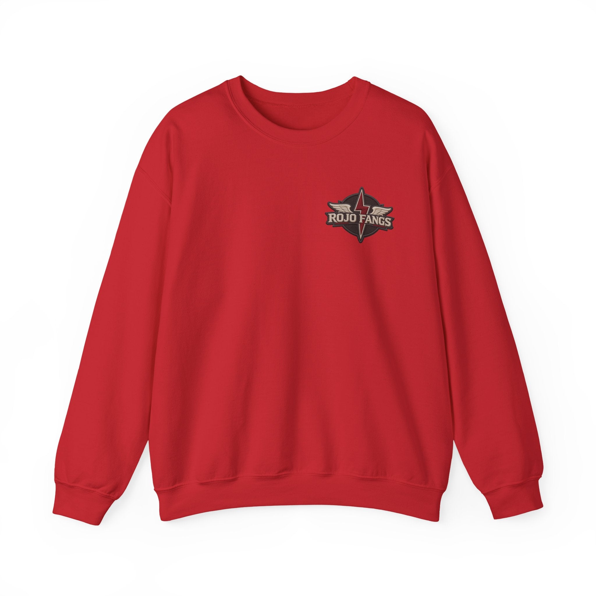 ‘Rojo Fangs' Edition 3 Vintage Patch Racing Logo Crewneck Sweatshirt