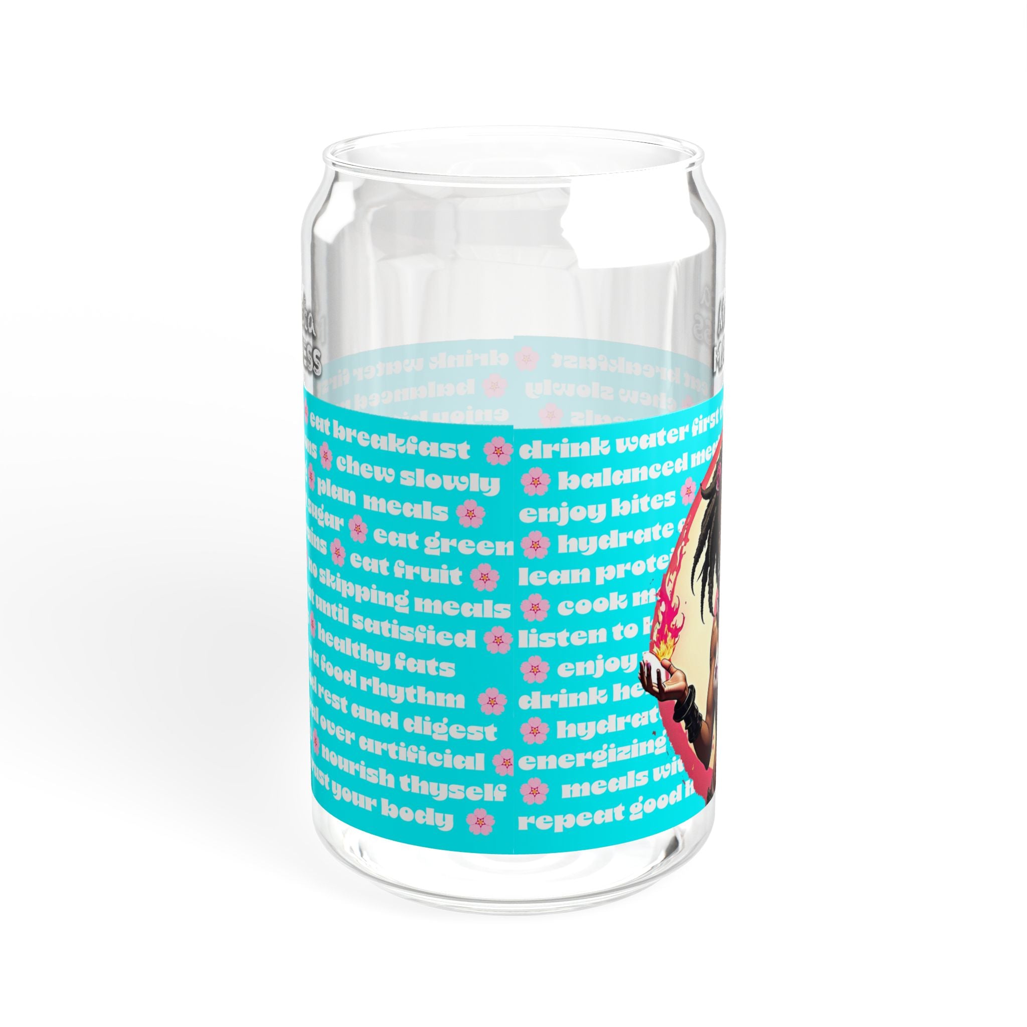 Monsta Madness “Tealicious” 16oz Sipper Glass Demon Hunters Edition