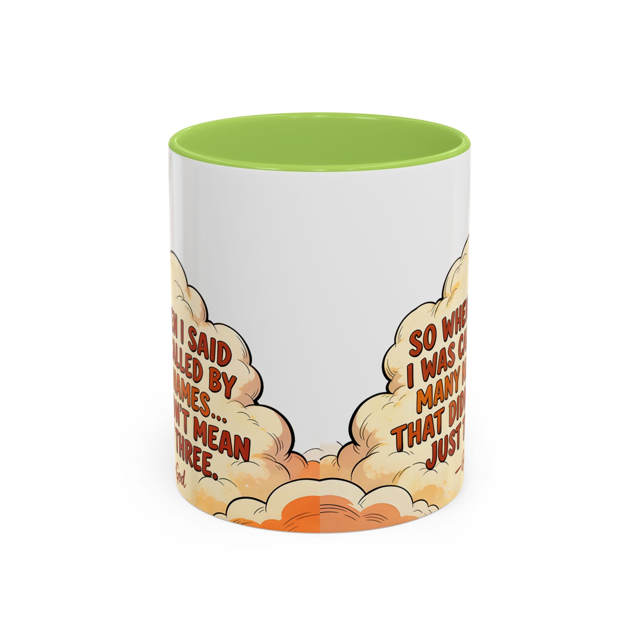 Godawfuls Coffee Mug — "Called by Many Names..." Inspirational Faith Coffee Mug