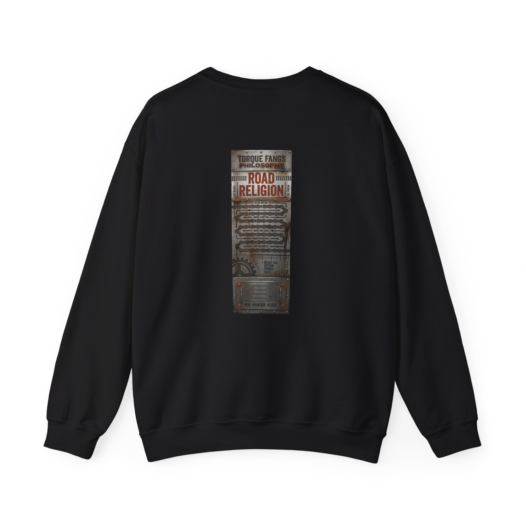 Torque Fangs Road Religion Crewneck Sweatshirt