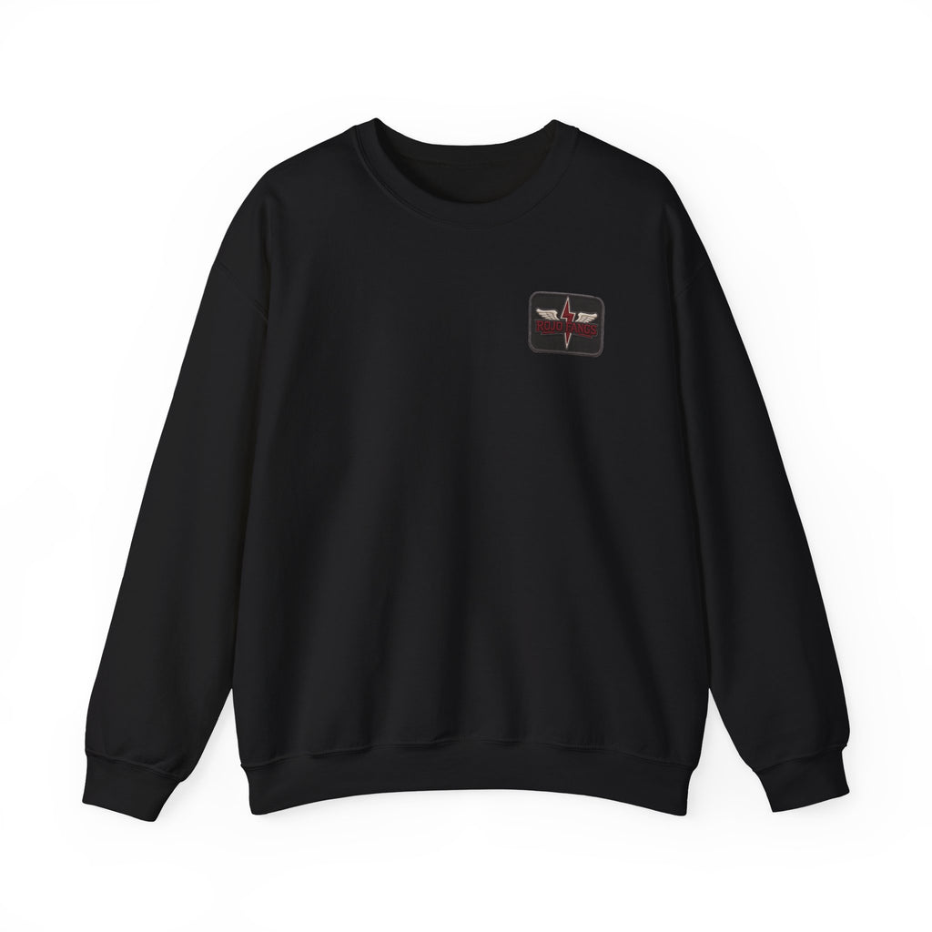 'Rojo Fangs' Edition 2 Vintage Patch Racing Logo Crewneck Sweatshirt