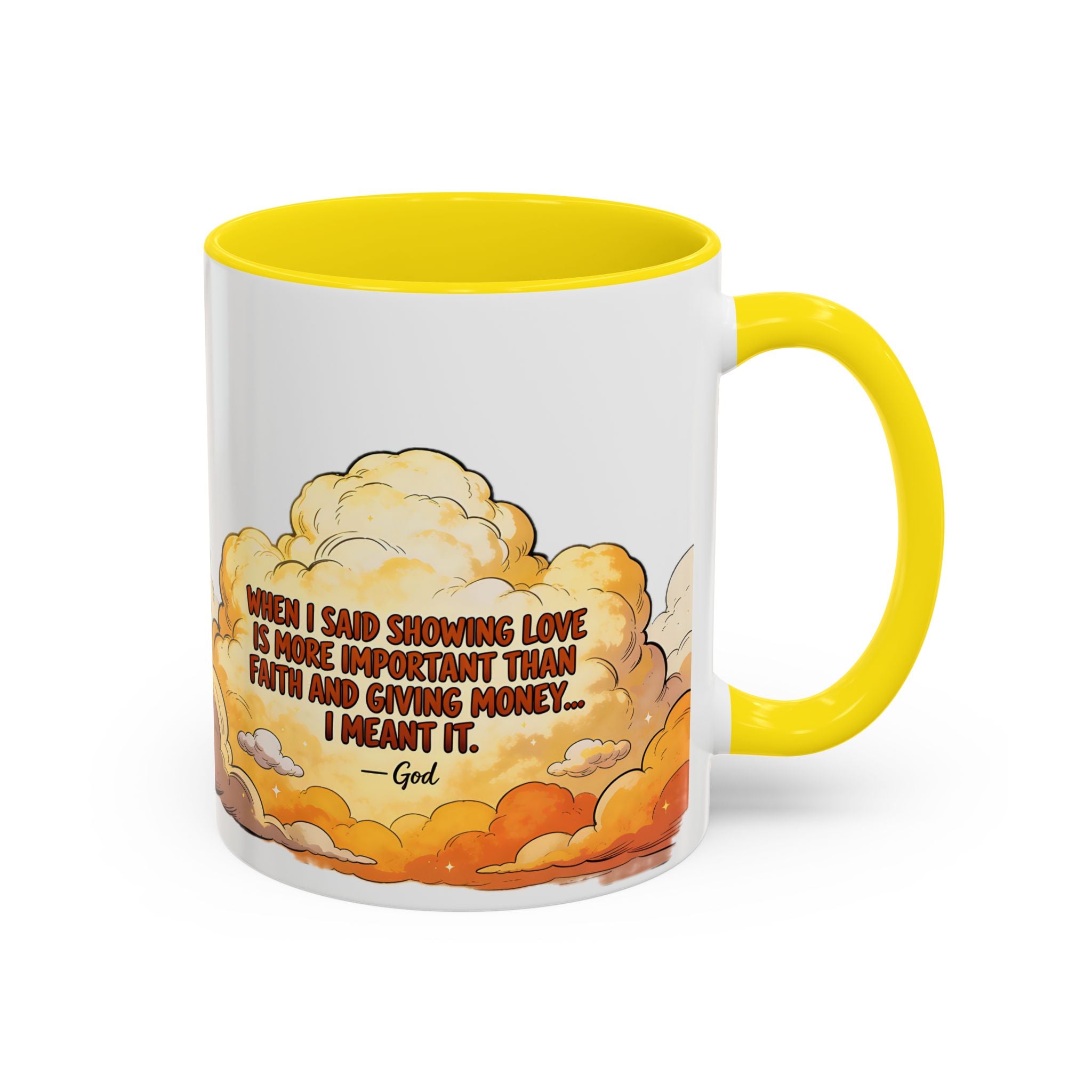 Godawfuls Coffee Mug — "Love is The greatest..." Inspirational Faith Coffee Mug