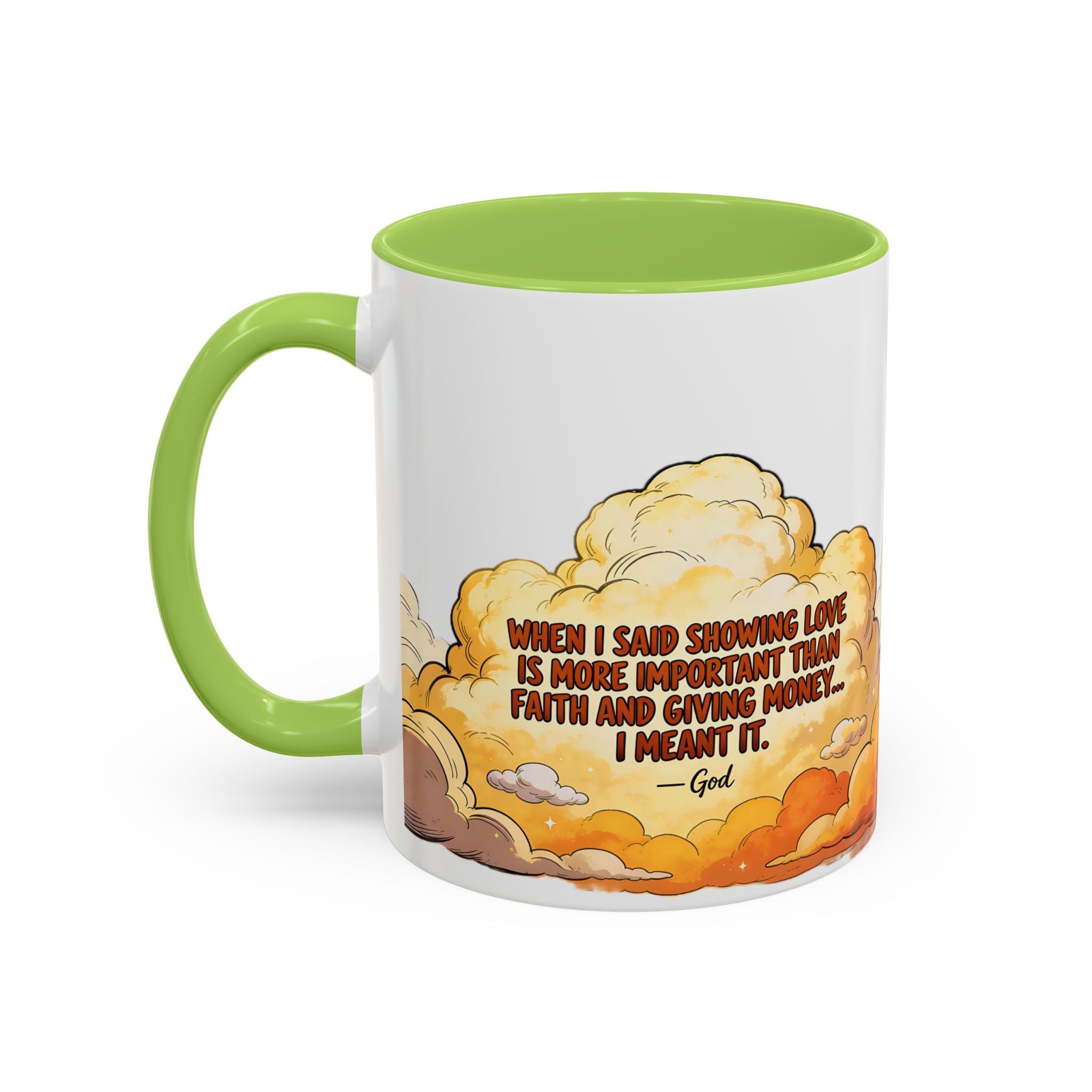 Godawfuls Coffee Mug — "Love is The greatest..." Inspirational Faith Coffee Mug