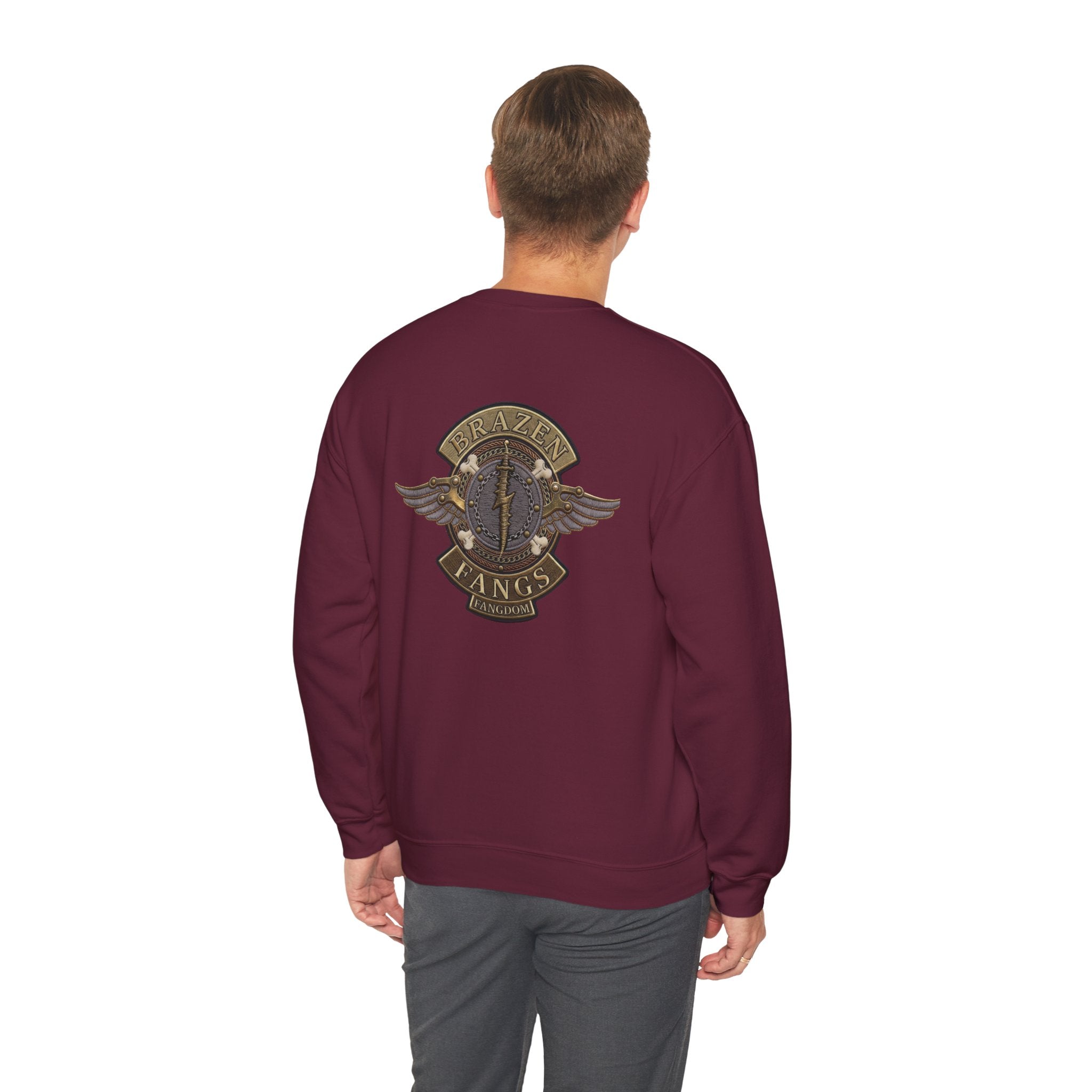 Brazen Fangs' Edition 1 Vintage Patch Crewneck Sweatshirt