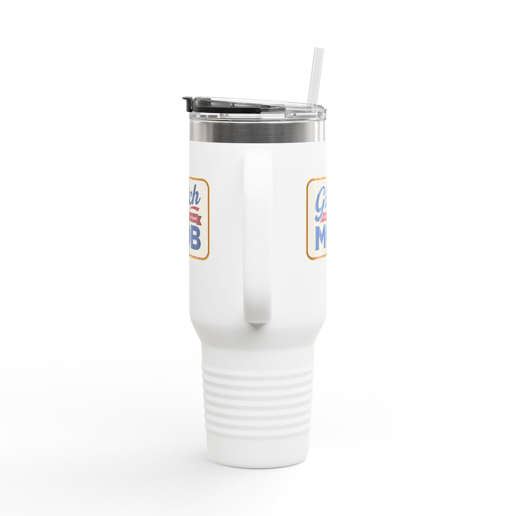 "Glitch Mob" Retro Logo Tumbler 40 oz Insulated