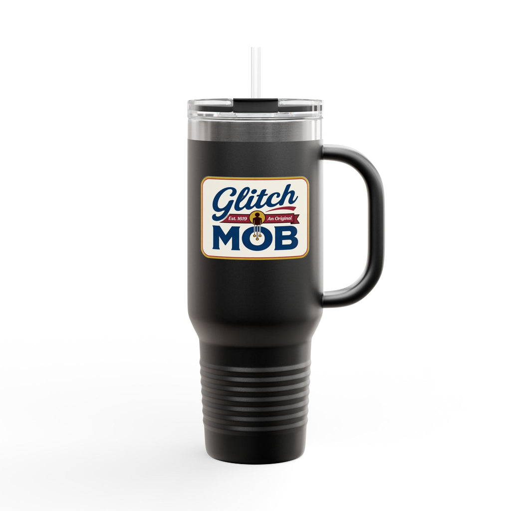"Glitch Mob" Retro Logo Tumbler 40 oz Insulated