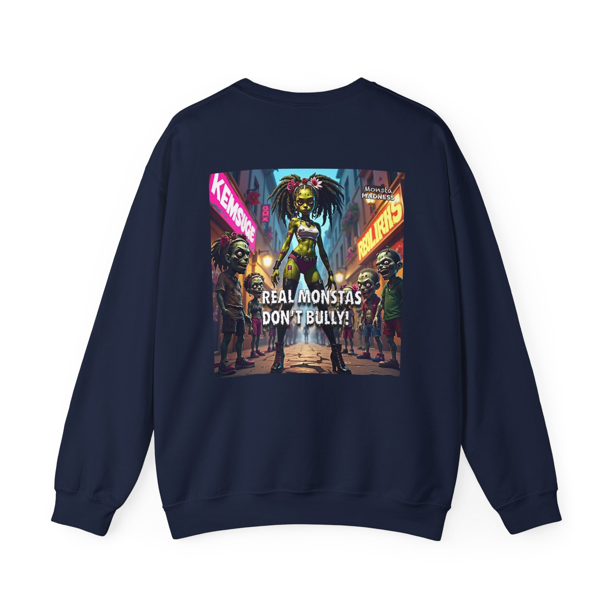 MonstaHolik Graphic Sweatshirt — No Bullying