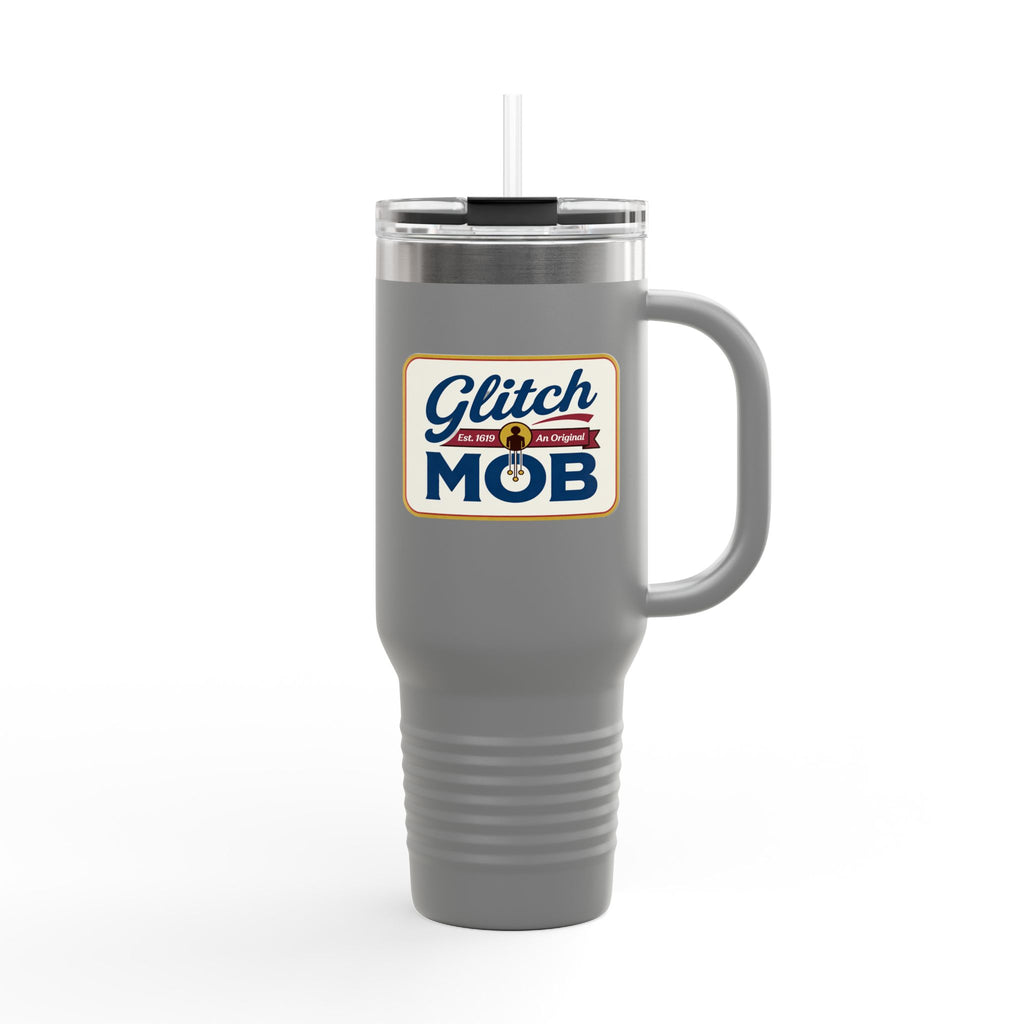 "Glitch Mob" Retro Logo Tumbler 40 oz Insulated