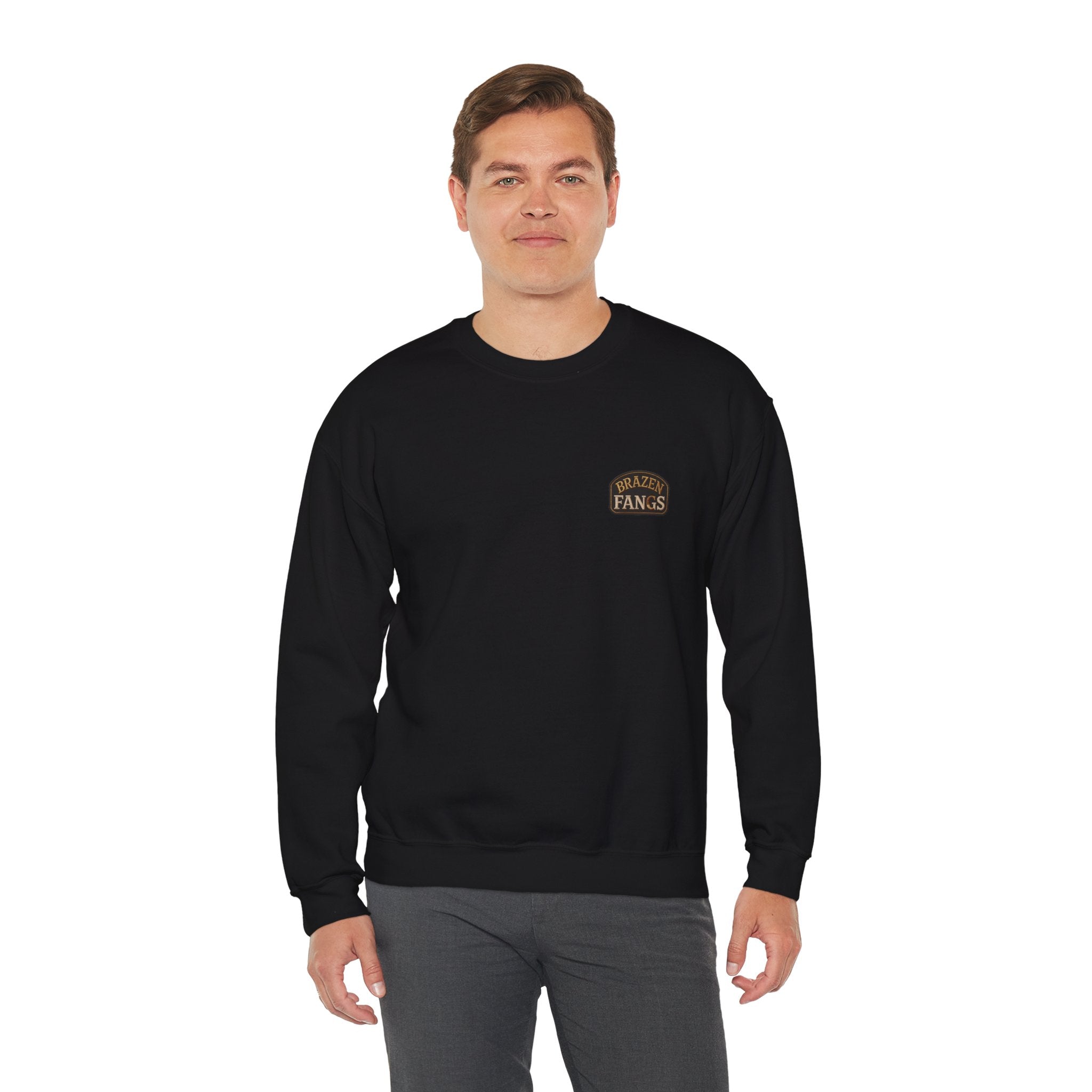 Brazen Fangs' Edition 1 Vintage Patch Crewneck Sweatshirt