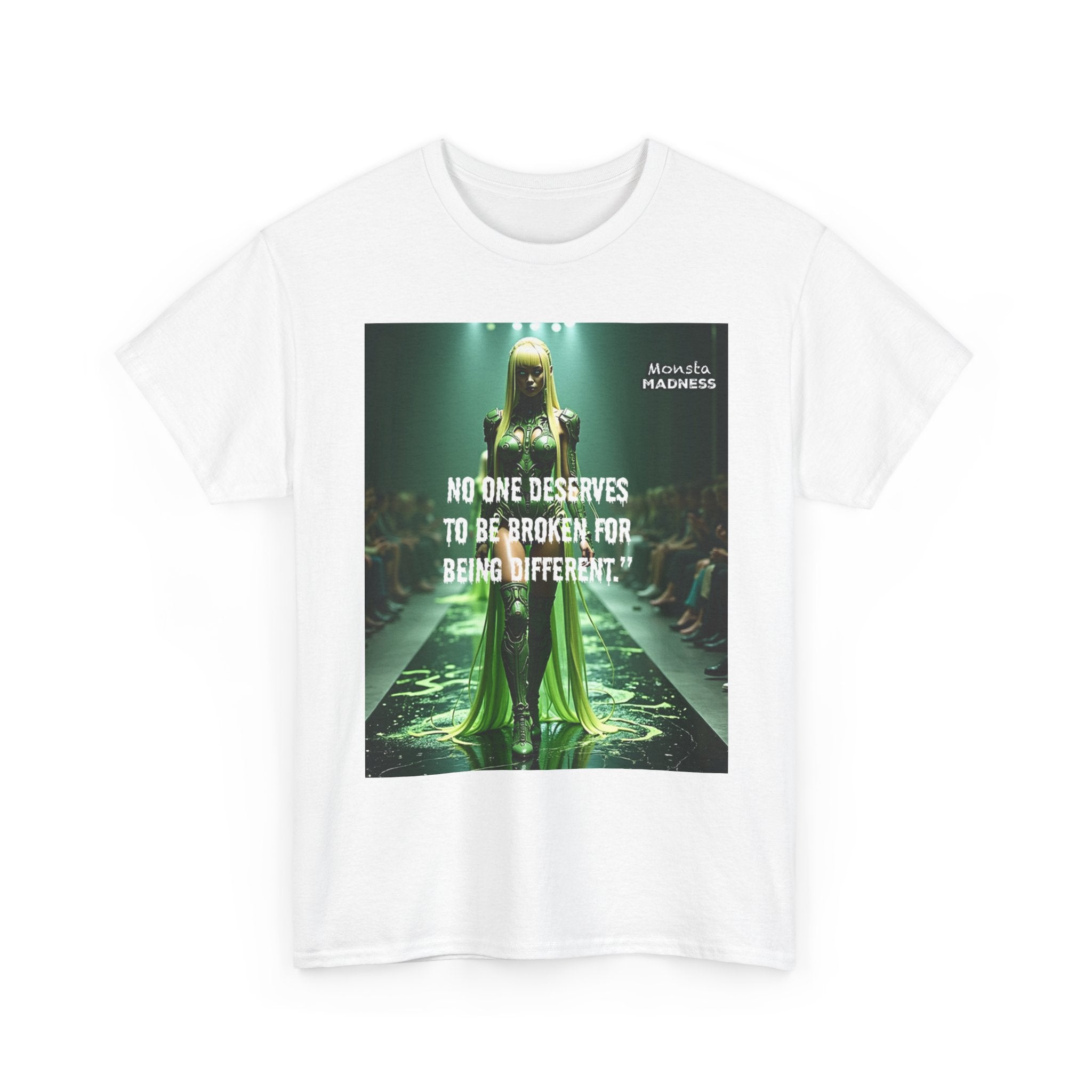 Monsta Madness  Gilgora Swamp Drip Different Is Power Unisex Heavy Cotton Tee