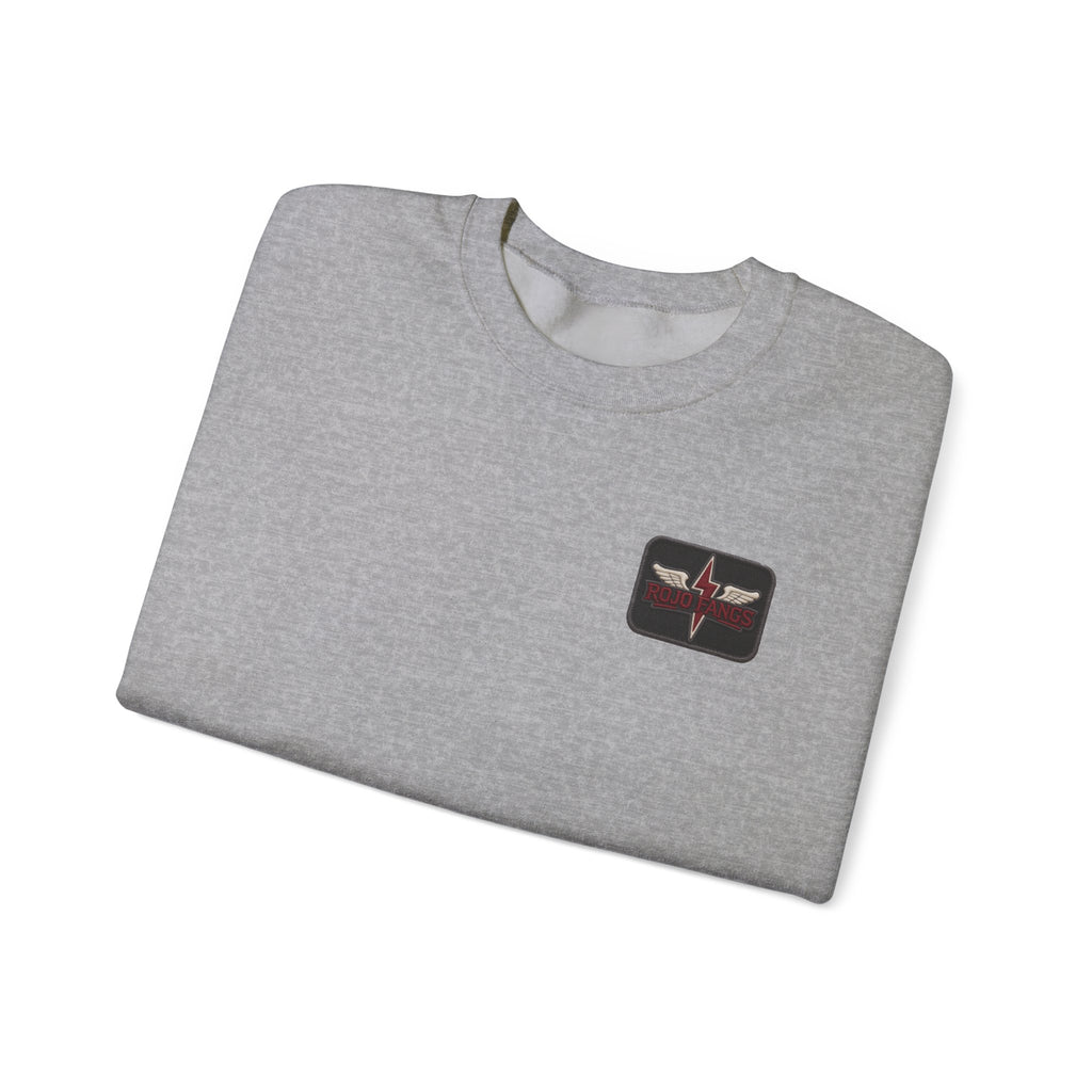 'Rojo Fangs' Edition 2 Vintage Patch Racing Logo Crewneck Sweatshirt