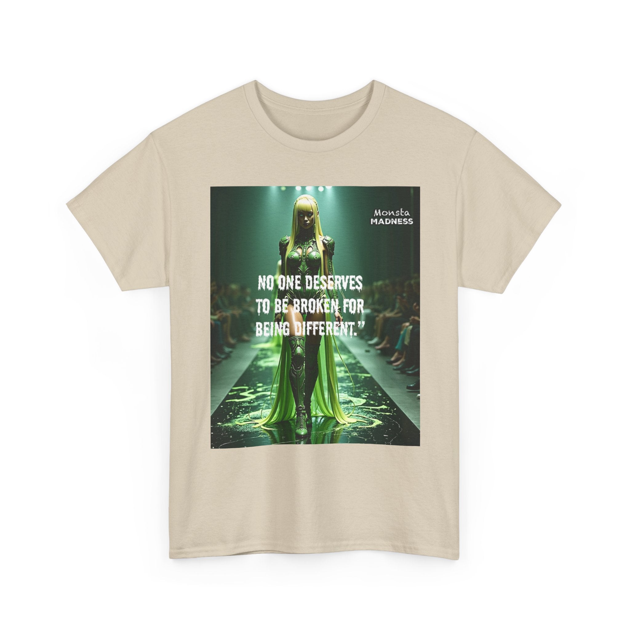 Monsta Madness  Gilgora Swamp Drip Different Is Power Unisex Heavy Cotton Tee