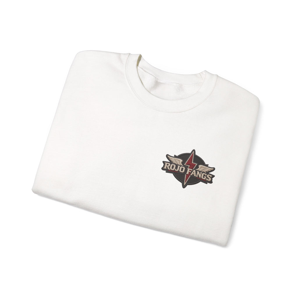 ‘Rojo Fangs' Edition 3 Vintage Patch Racing Logo Crewneck Sweatshirt