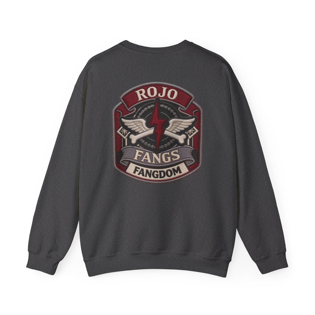 'Rojo Fangs' Edition 2 Vintage Patch Racing Logo Crewneck Sweatshirt