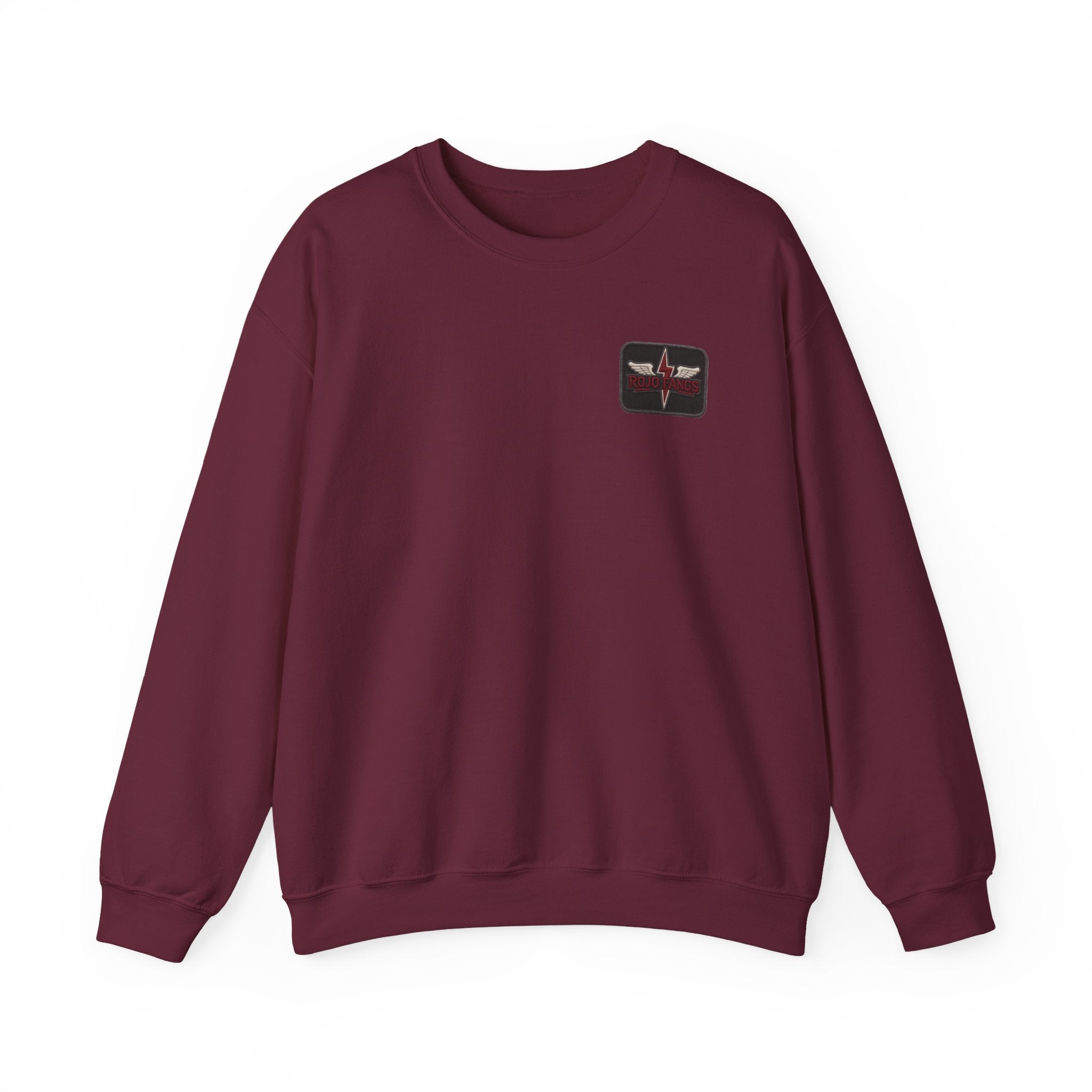 'Rojo Fangs' Edition 2 Vintage Patch Racing Logo Crewneck Sweatshirt