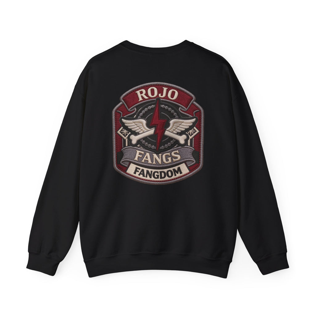 'Rojo Fangs' Edition 2 Vintage Patch Racing Logo Crewneck Sweatshirt