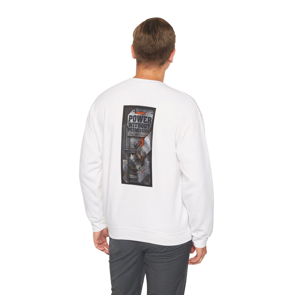 Torque Fangs Power Without Permission Crewneck Sweatshirt