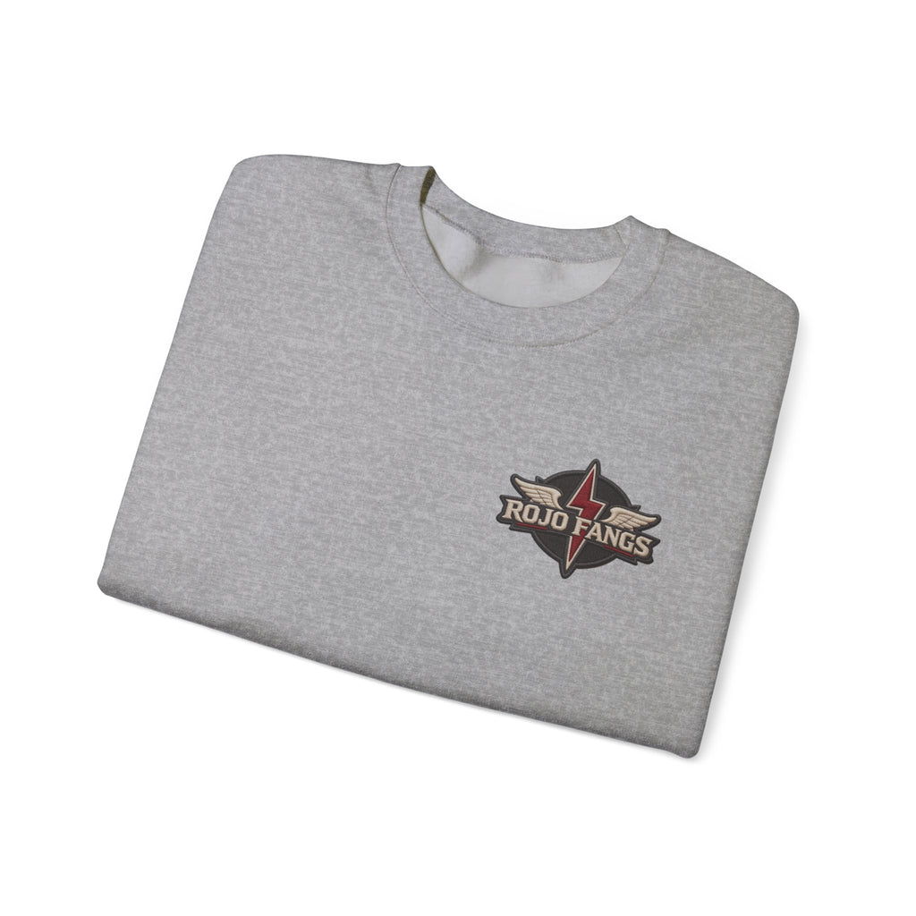 ‘Rojo Fangs' Edition 3 Vintage Patch Racing Logo Crewneck Sweatshirt