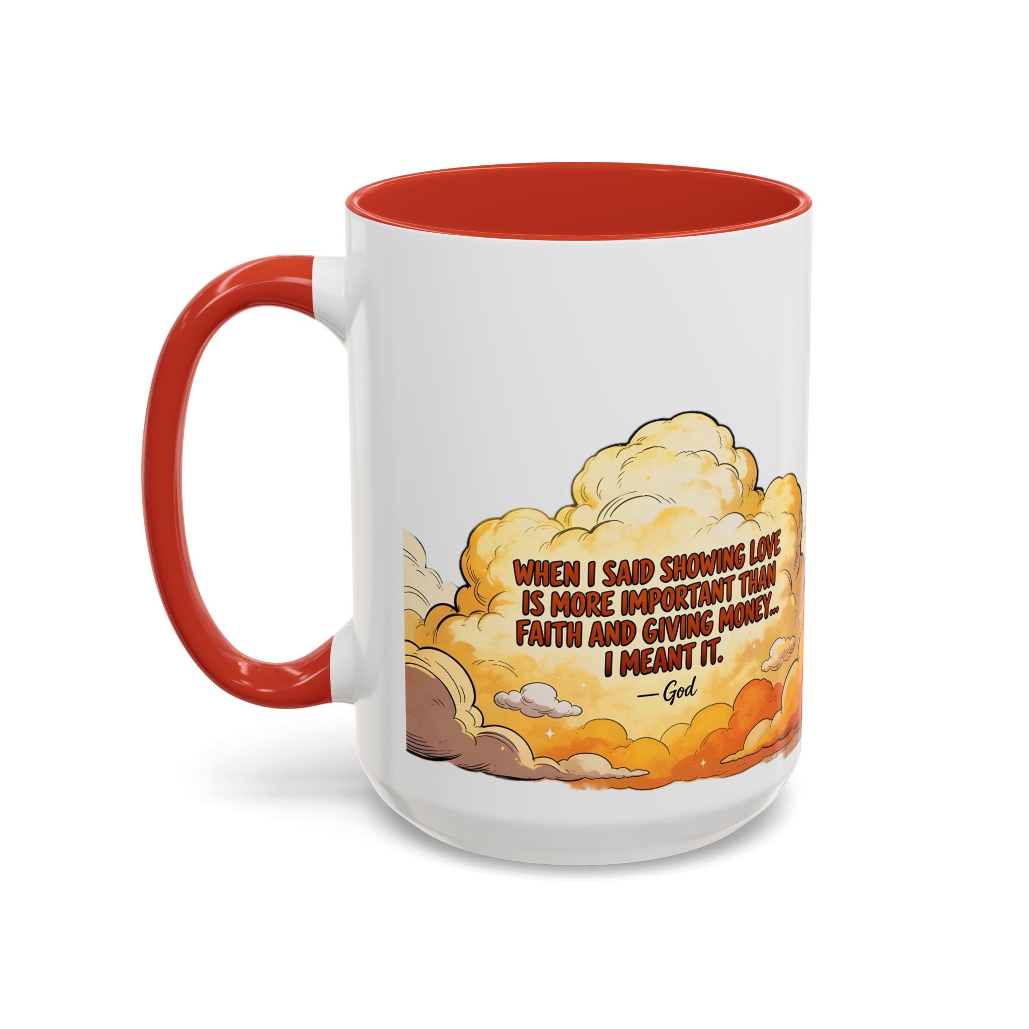 Godawfuls Coffee Mug — "Love is The greatest..." Inspirational Faith Coffee Mug