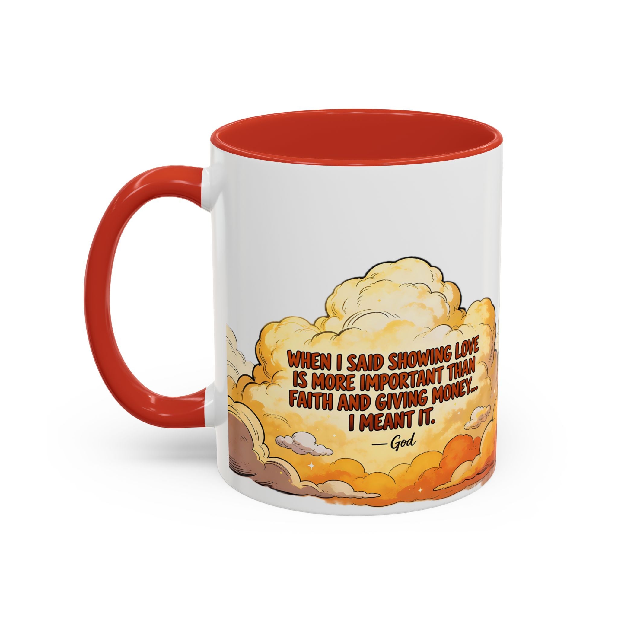 Godawfuls Coffee Mug — "Love is The greatest..." Inspirational Faith Coffee Mug