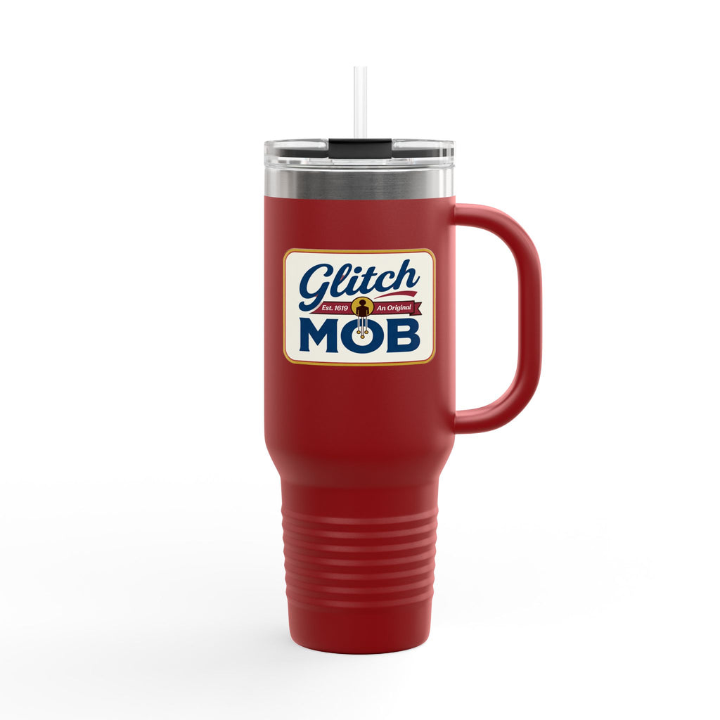 "Glitch Mob" Retro Logo Tumbler 40 oz Insulated