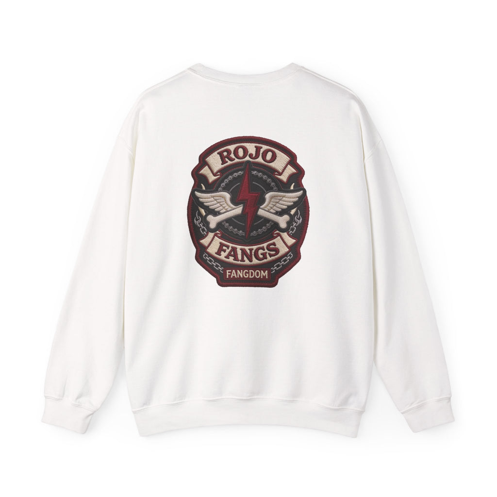 ‘Rojo Fangs' Edition 3 Vintage Patch Racing Logo Crewneck Sweatshirt