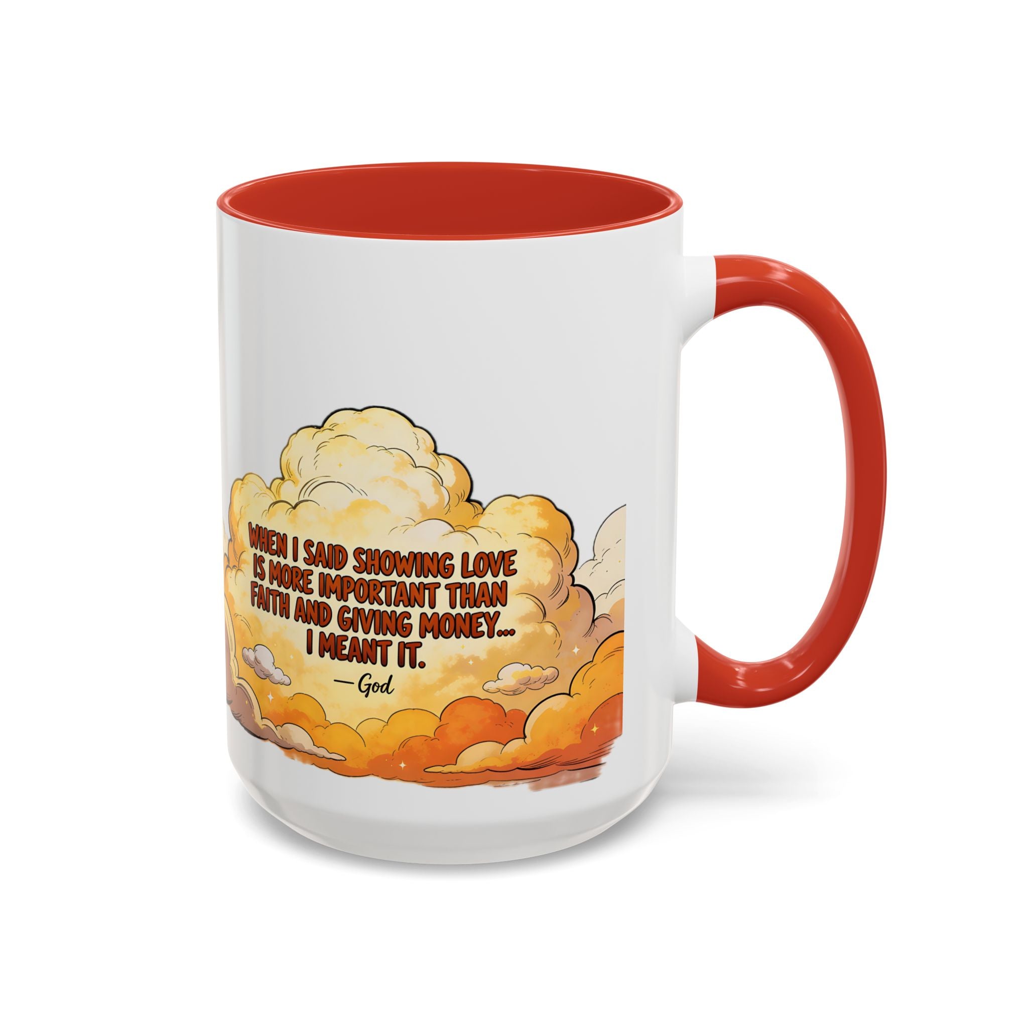 Godawfuls Coffee Mug — "Love is The greatest..." Inspirational Faith Coffee Mug