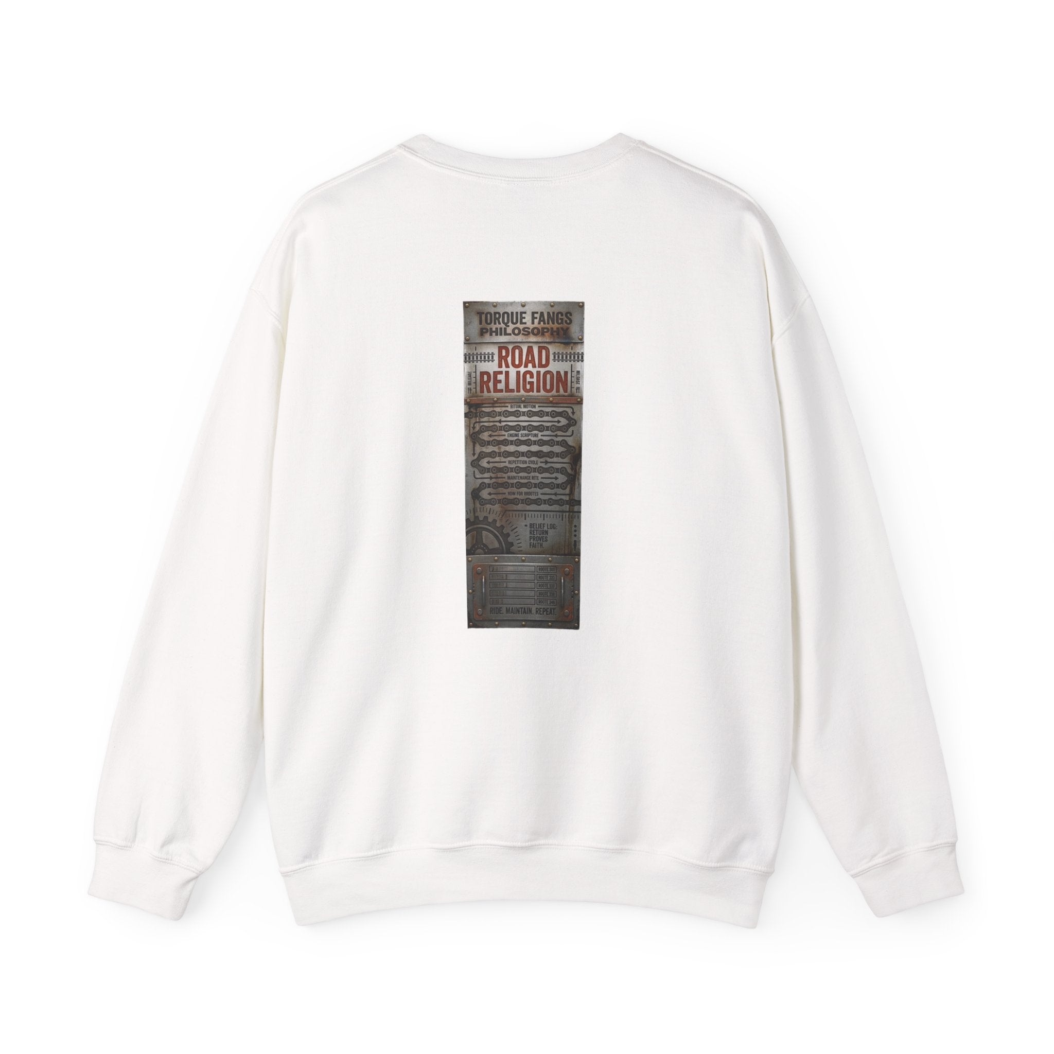 Torque Fangs Road Religion Crewneck Sweatshirt