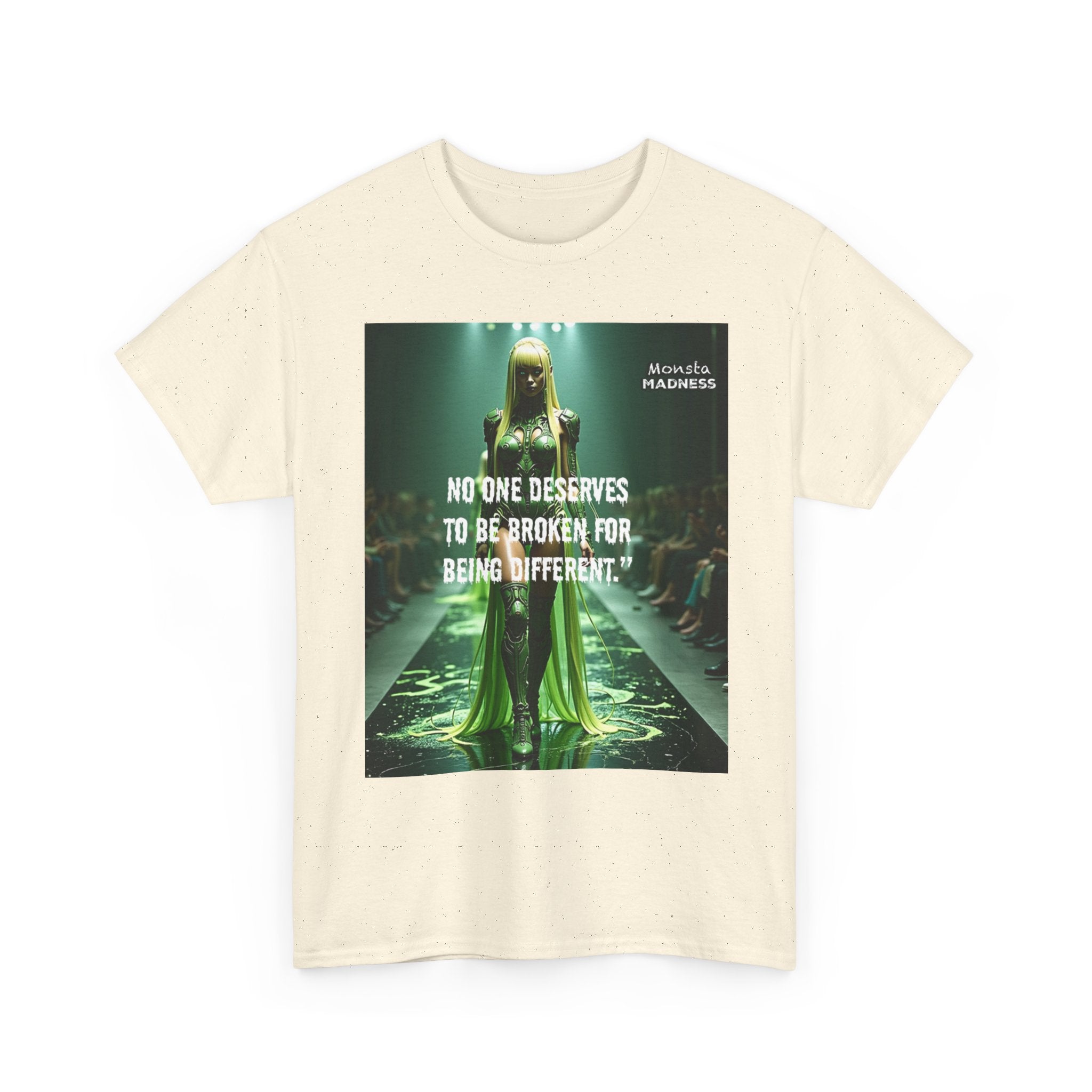 Monsta Madness  Gilgora Swamp Drip Different Is Power Unisex Heavy Cotton Tee