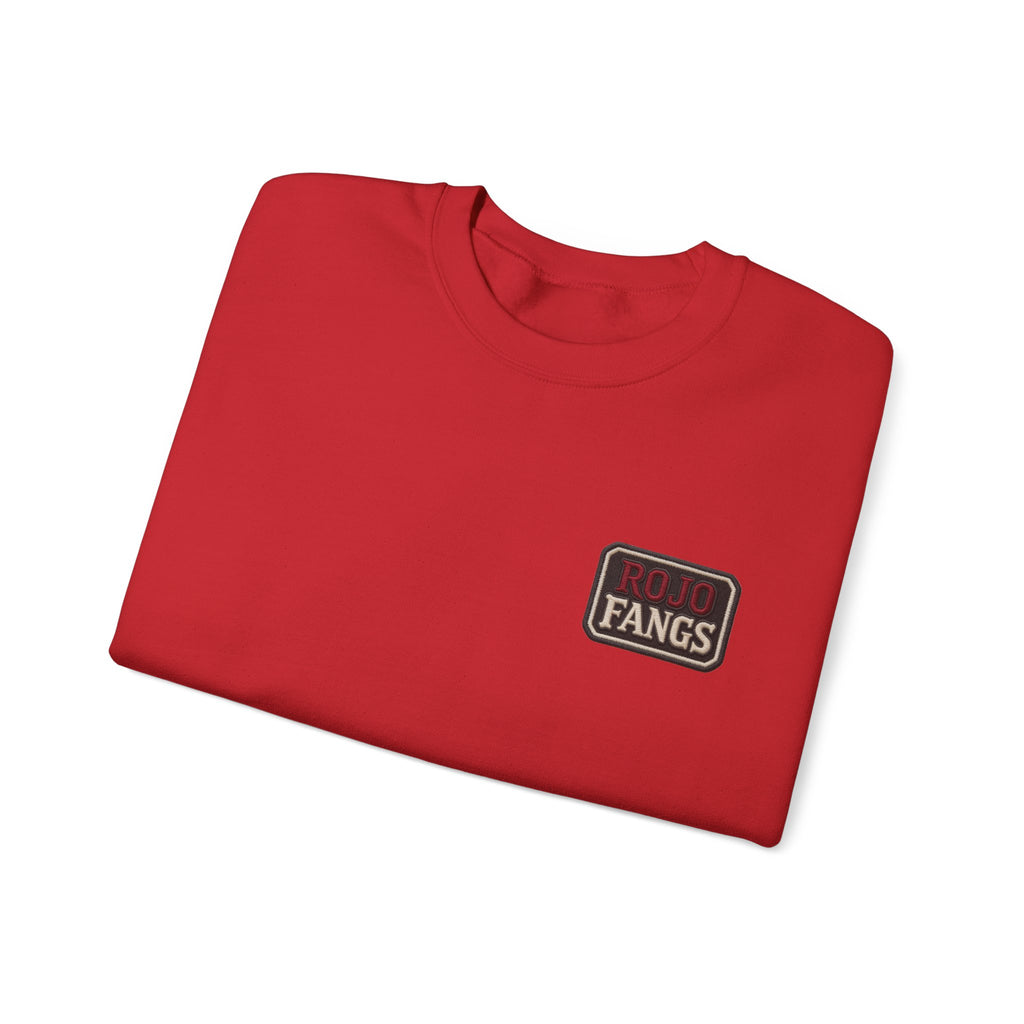 'Rojo Fangs' Edition 1 Vintage Patch Racing Logo Crewneck Sweatshirt