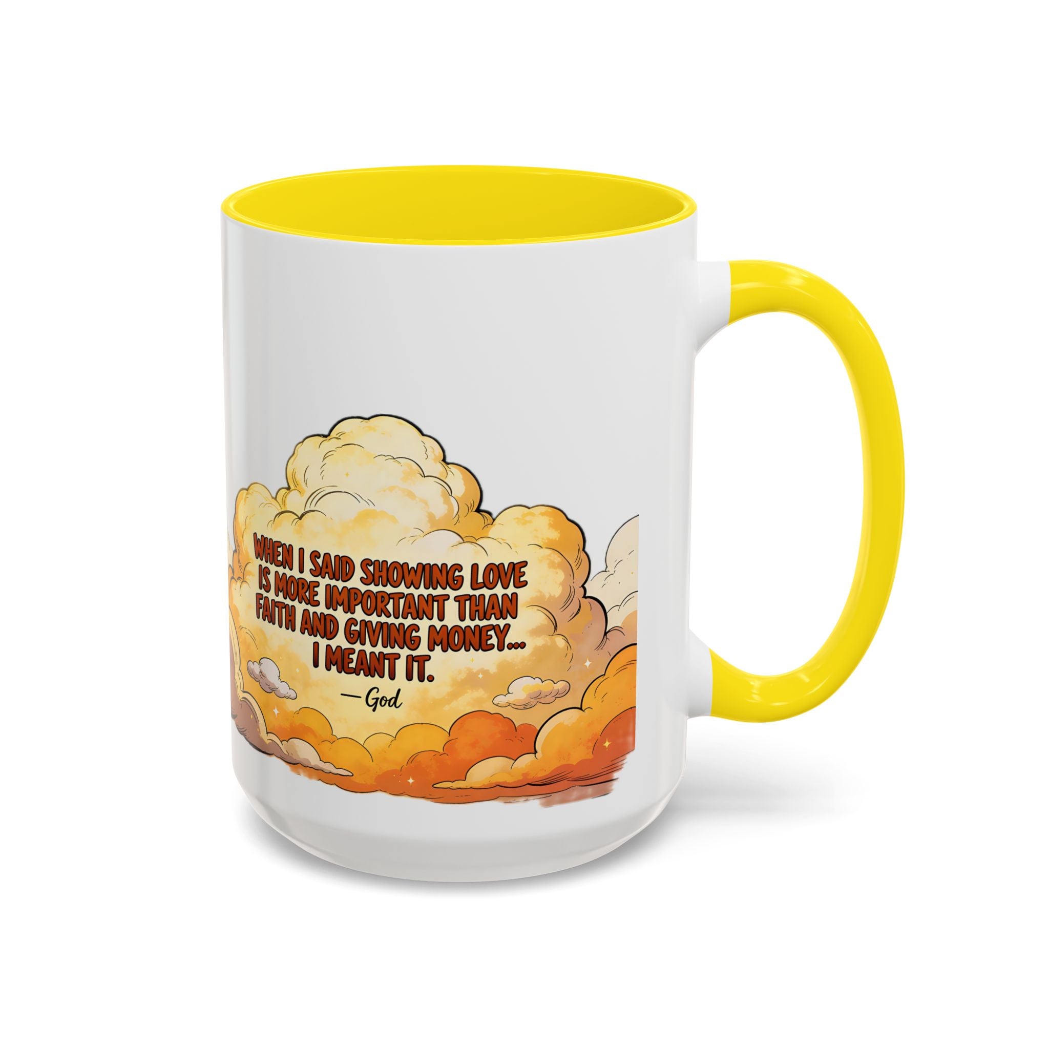 Godawfuls Coffee Mug — "Love is The greatest..." Inspirational Faith Coffee Mug