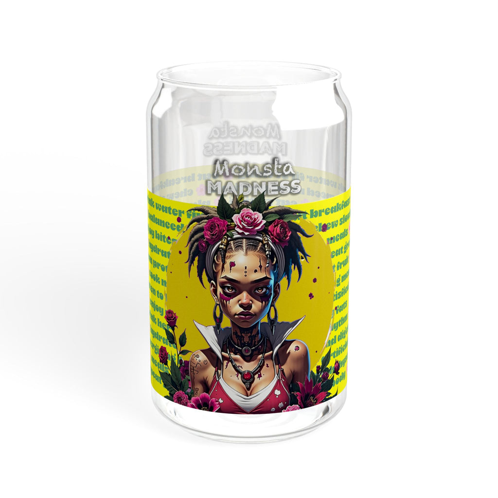 Monsta Madness “Demonades” 16oz Sipper Glass Moonglow Demon Hunters Edition