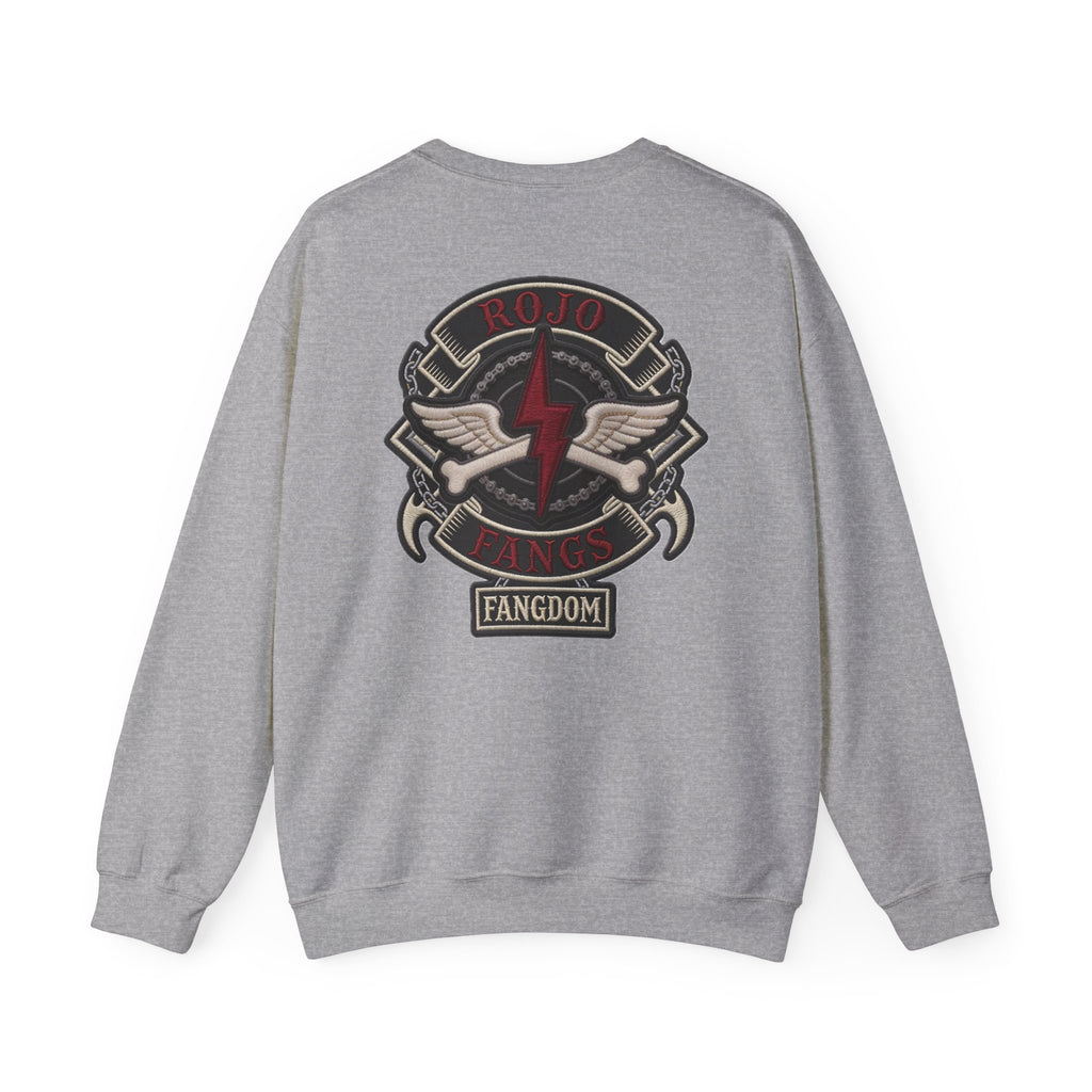 'Rojo Fangs' Edition 1 Vintage Patch Racing Logo Crewneck Sweatshirt