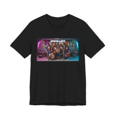 Shomo.Love Group Photo Tee — 'Show No Love' Retro